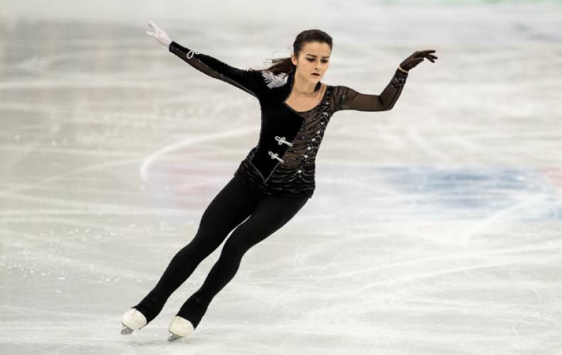 Figure skater Ivett Toth of Hungary skates AC/DC on Ice givi...
