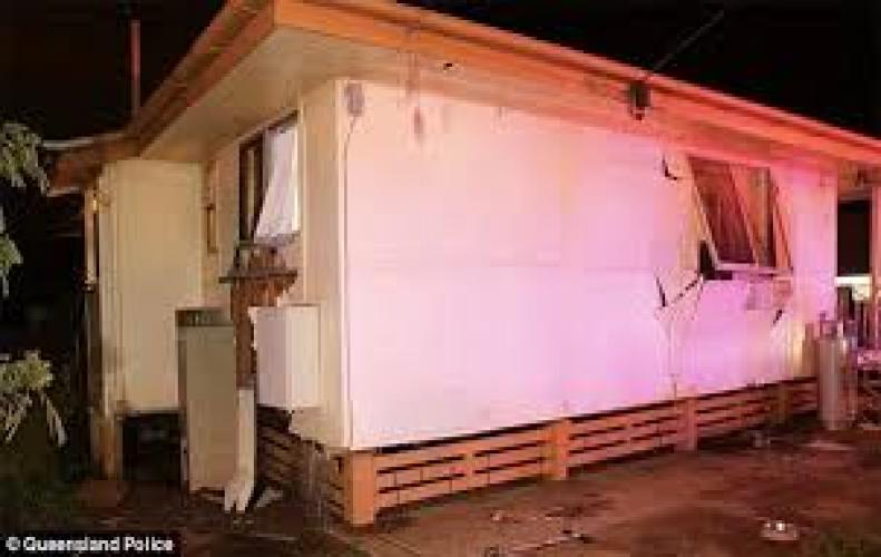 Man trying to kill bugs with debug spray caused stove to catch fire and blowing up of house window Man trying to kill bugs with debug spray caused stove to cat...