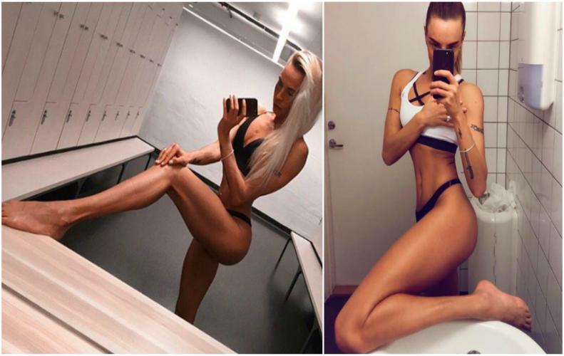 The Lady Annoyed at School Time due to Her Long Legs now the...