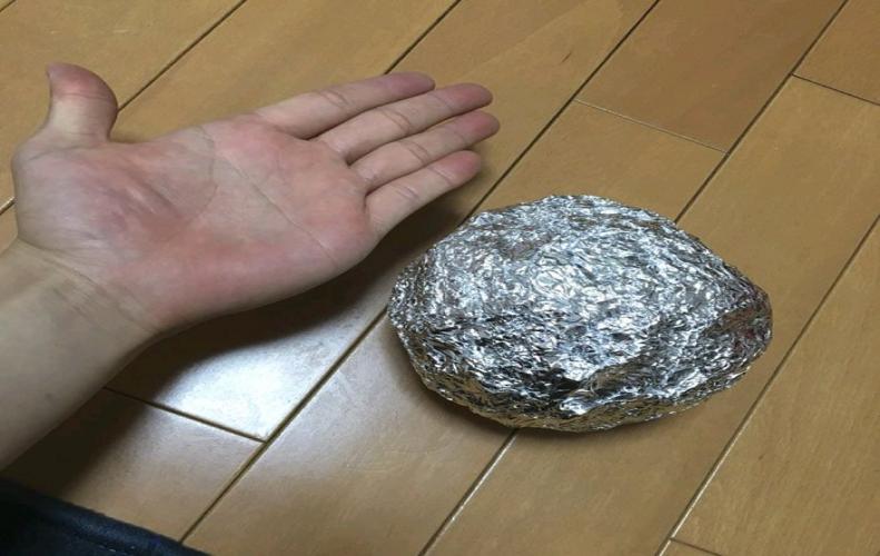 Aluminium microwaving Foil Video shaping ball. Watch Here.  Aluminium microwaving Foil Video shaping ball. Watch Here.