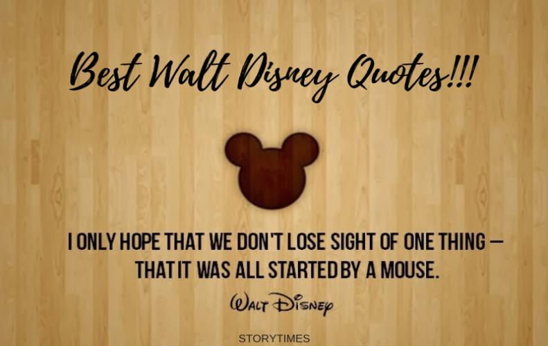 Most Inspirational Walt Disney Quotes